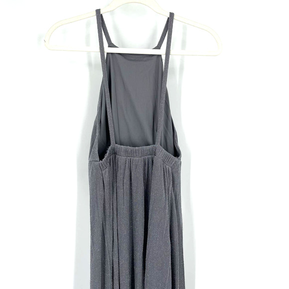 Show Me Your MuMu Amanda Maxi Dress Dancing Queen Shine Smoke Medium NWT - Picture 6 of 10